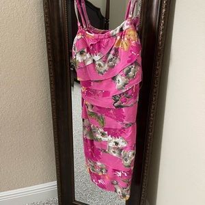 Adorable INC Dress. Bright pink!!